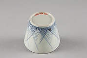Soba cup, Porcelain with underglaze blue (Hizen ware), Japan