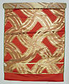 Obi, Silk, metallic thread, Japanese