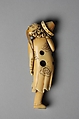 Netsuke of Standing Foreigner (Nanbanjin);, Ivory, Japan