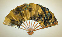 Fan, Bamboo, paper, Japanese