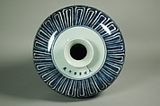 Vase in Meiping Shape with Phoenix, Porcelain painted with cobalt blue under transparent glaze (Jingdezhen ware), China