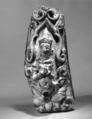 Architectural Tile with Apsara, Glazed ceramic with traces of gilt, Thailand (SukhoThailand)