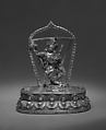 Vajravarahi, Gilt-copper alloy inlaid with semiprecious stones, Tibet
