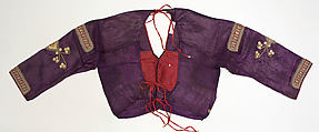 Blouse, silk, metal, India