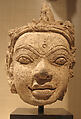 Head of a Deity, Stucco, Thailand (probably Ratchaburi province)