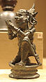 Top of a Bell in the Form of a Kneeling Demon, Bronze, Indonesia (Java)