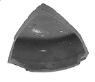 Fragment of a Box Lid (?), Ceramic with celadon glaze (possibly Yue ware), China