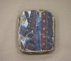 Fragment of a Wall Painting, Pigment on earth and straw, Central Asia
