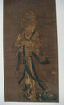 Figure of a Noble Lady, Silk, pigment on paper, ink; on silk, China