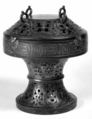 Ritual Offering Vessel, Bronze with silver and gold inlay over copper, China