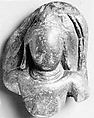 Fragment of a Bust of Buddha, Stone, India (Jammu & Kashmir, ancient kingdom of Kashmir)