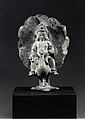 Kumara Riding a Peacock, Gilt-copper alloy, Nepal (Kathmandu Valley)