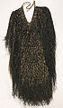 Rain cape, bast fibers, cotton, Japanese