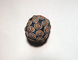 Bead, Glass paste over ceramic core, China