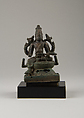 Seated Vishnu, Copper, India