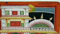 Vilaval Ragini: Folio from a ragamala series (Garland of Musical Modes), Ink and opaque watercolor on paper, India (Rajasthan, Sirohi)