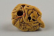 Netsuke of a Boar, Ivory, Japan