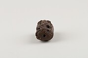 Netsuke of a Carp Climbing a Waterfall, Wood, Japan