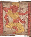 Dancing Female Goddess, Firing an Arrow from Her Bow and Holding an Elephant Goad 