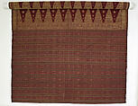 Sarong, silk, metallic thread, Malaysia (Malayan)