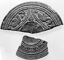 Fragment of a Cosmetic Mixing Palette, Stone, Pakistan (ancient region of Gandhara)