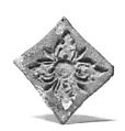 Mold (Square-Shaped with Flower), Bronze, Indonesia