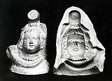 Mold and Impressions for a Bust of Shiva, Terracotta, Pakistan (ancient region of Gandhara)