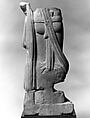 Standing Indra, Sandstone, India (Uttar Pradesh, Mathura or Ahicchatra)