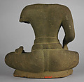 Seated Male Figure, Stone, Vietnam (Funan or Champa)