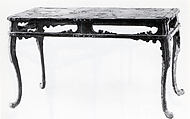 Altar table, Carved lacquered wood and gilded metalwork, Japan