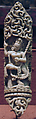Plaque from a Tantric Ritual Apron, Bone, Tibet