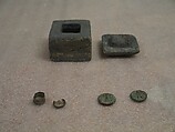 Reliquary with Contents, Schist with objects of silver and copper, Pakistan (ancient region of Gandhara)