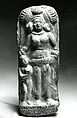 Plaque with Goddess and Attendant, Terracotta, India