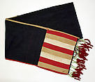 Ensemble, cotton, wool, metal, shell, plastic, Southeast Asia (Lisu)