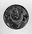 Mirror with dragon, Bronze, China
