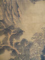 Spring Mountains over Warm Greenery, Dong Qichang (Chinese, 1555–1636) (and assistants), Hanging scroll; ink and color on silk, China