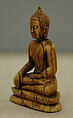 Seated Buddha, Ivory, Thailand