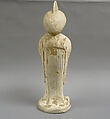 Court lady, Earthenware with remains of white slip and pigment, China