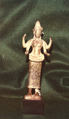 Standing Four-Armed Female Deity, Bronze, Cambodia