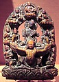 Vishnu on Garuda, Ivory, Nepal (Kathmandu Valley)