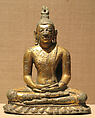 Seated Buddha, Gilt bronze, Sri Lanka