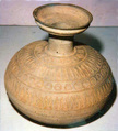 Bottle with Tall Neck, High-fired pottery (proto-porcelain), Korea