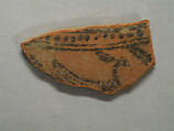 Shard:  Bird, Painted terracotta, Pakistan