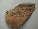 Shard, Painted terracotta, Pakistan