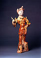 Tomb guardian, Earthenware with colored glaze (Sancai ware), China