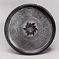 Dish with a Bee Pollinating a Lotus, Ceramic, India