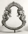 One from a Pair of Palanquin Rings, Bronze with traces of gilding, Cambodia or Thailand
