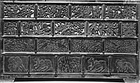 Palanquin, Lacquered wood with paper, cellulosic acetate and silk cushion, Korea