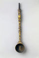 Bowl of a Ritual Spoon, Iron inlaid with gold and silver, China