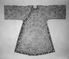 Woman's Informal Robe, Silk, metallic thread, China